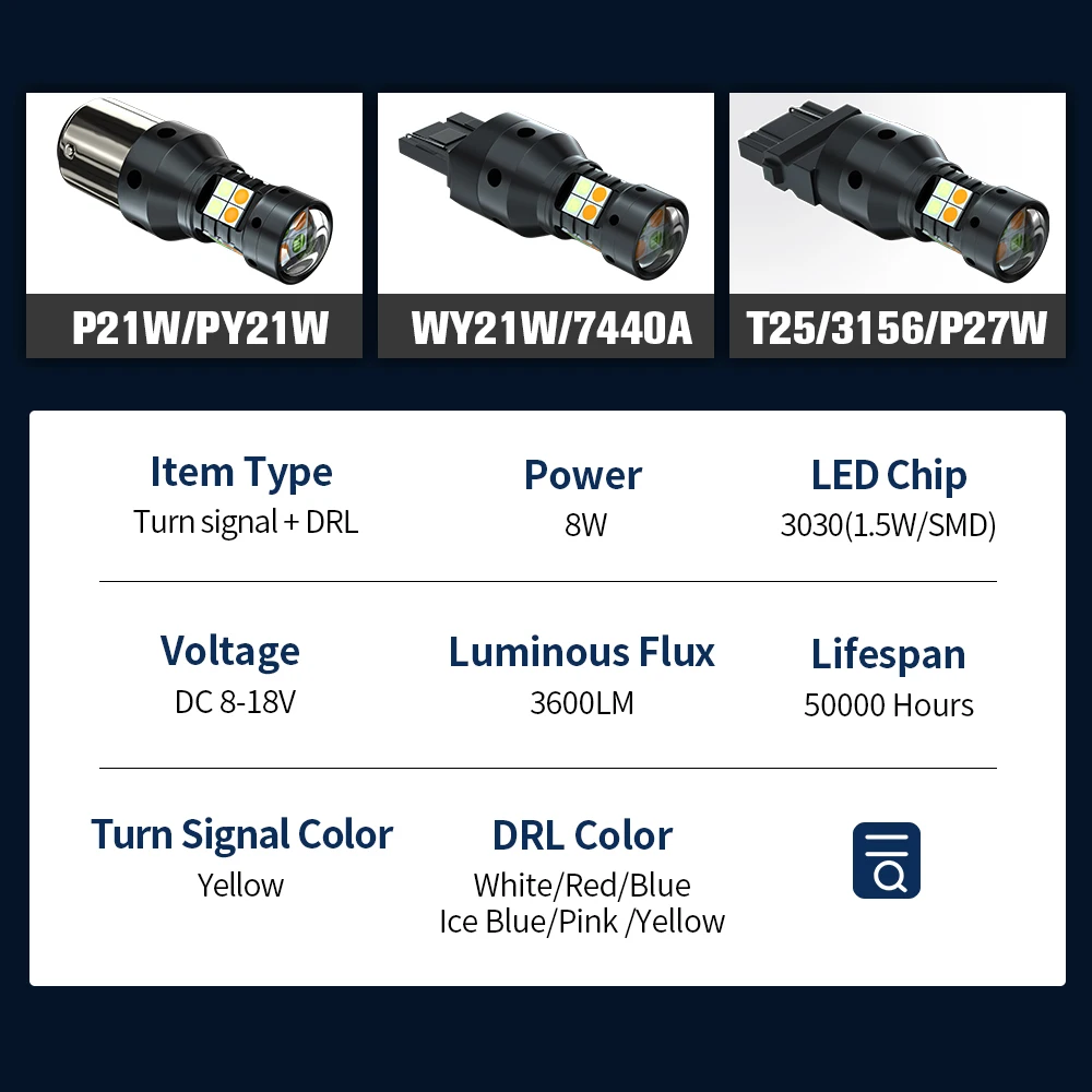 2pcs LED Dual Mode indicatori di direzione + luce di marcia diurna Blub DRL accessori Canbus per Skoda Rapid 2011-2019 2013 2014 2015