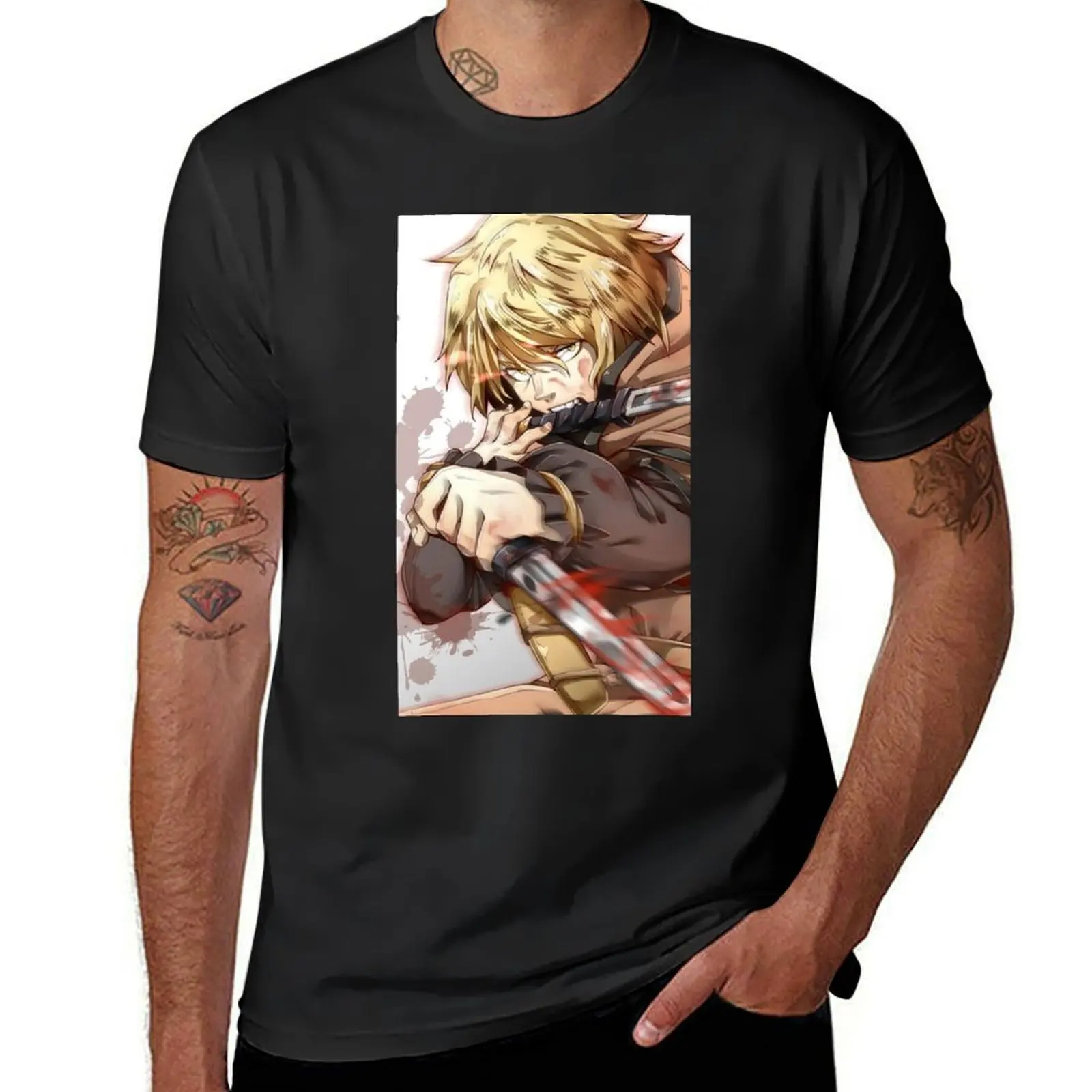 

Vinland Saga - thorfinn T-Shirt summer clothes cute tops boys whites Men's clothing