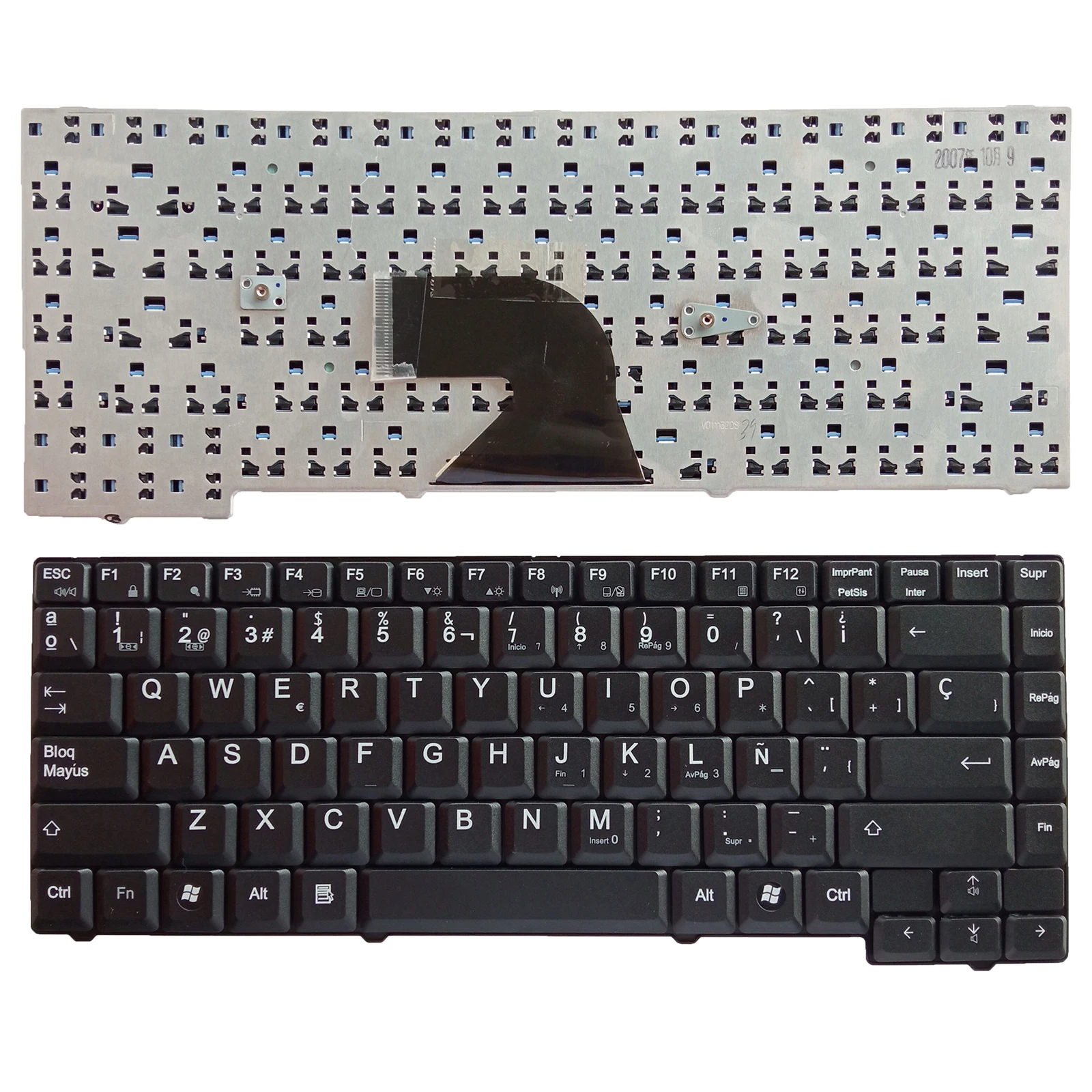 For Toshiba L40-A L40D-A L40t-A L40Dt-A Keyboard Spanish Small enter key black