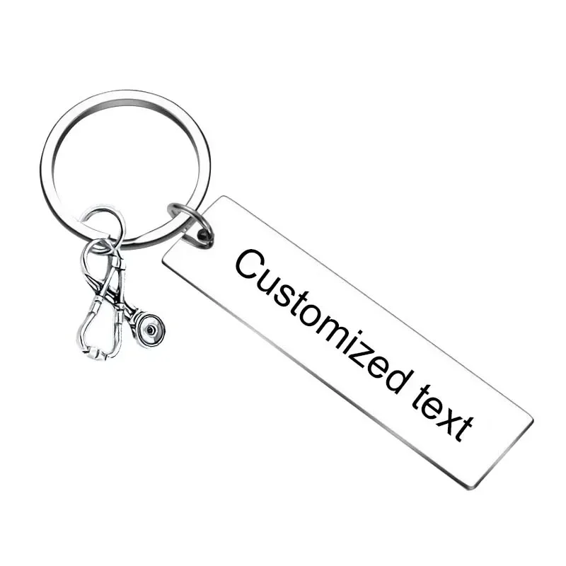 Personalized Custom Keychain Nurse Appreciation Gifts Key chain Nurses Practitioner Birthday Graduation key rings