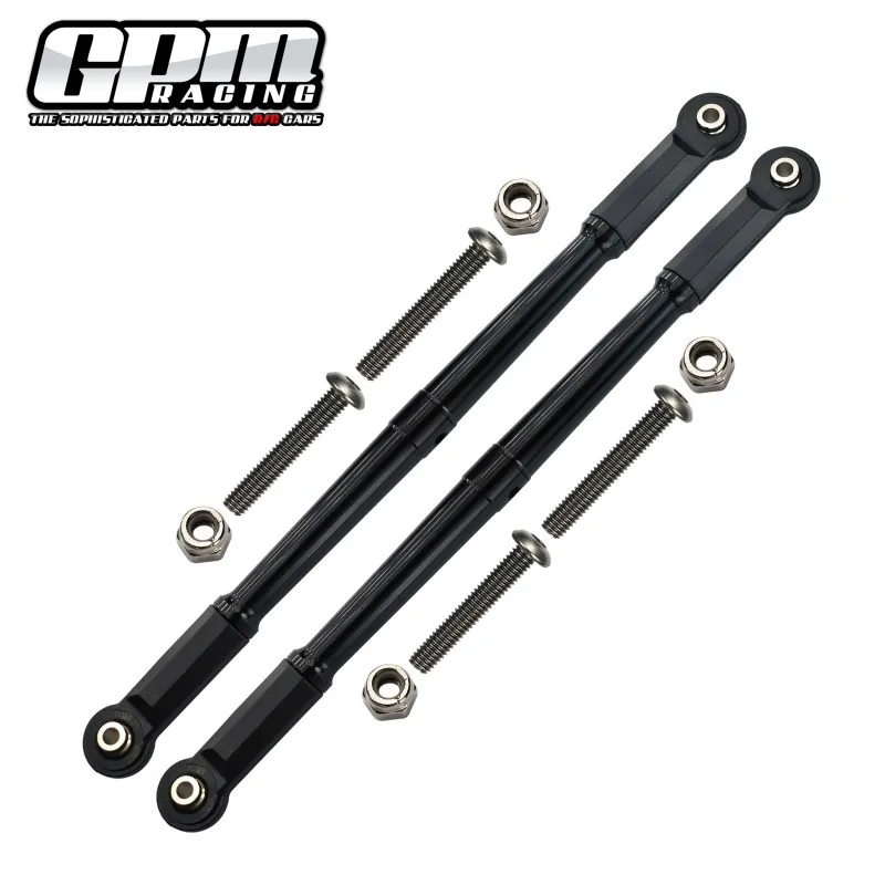 Biellettes de liaison de châssis supérieur arrière réglables en alliage GPM pour LOSI 1/10 Baja Rey 1.0