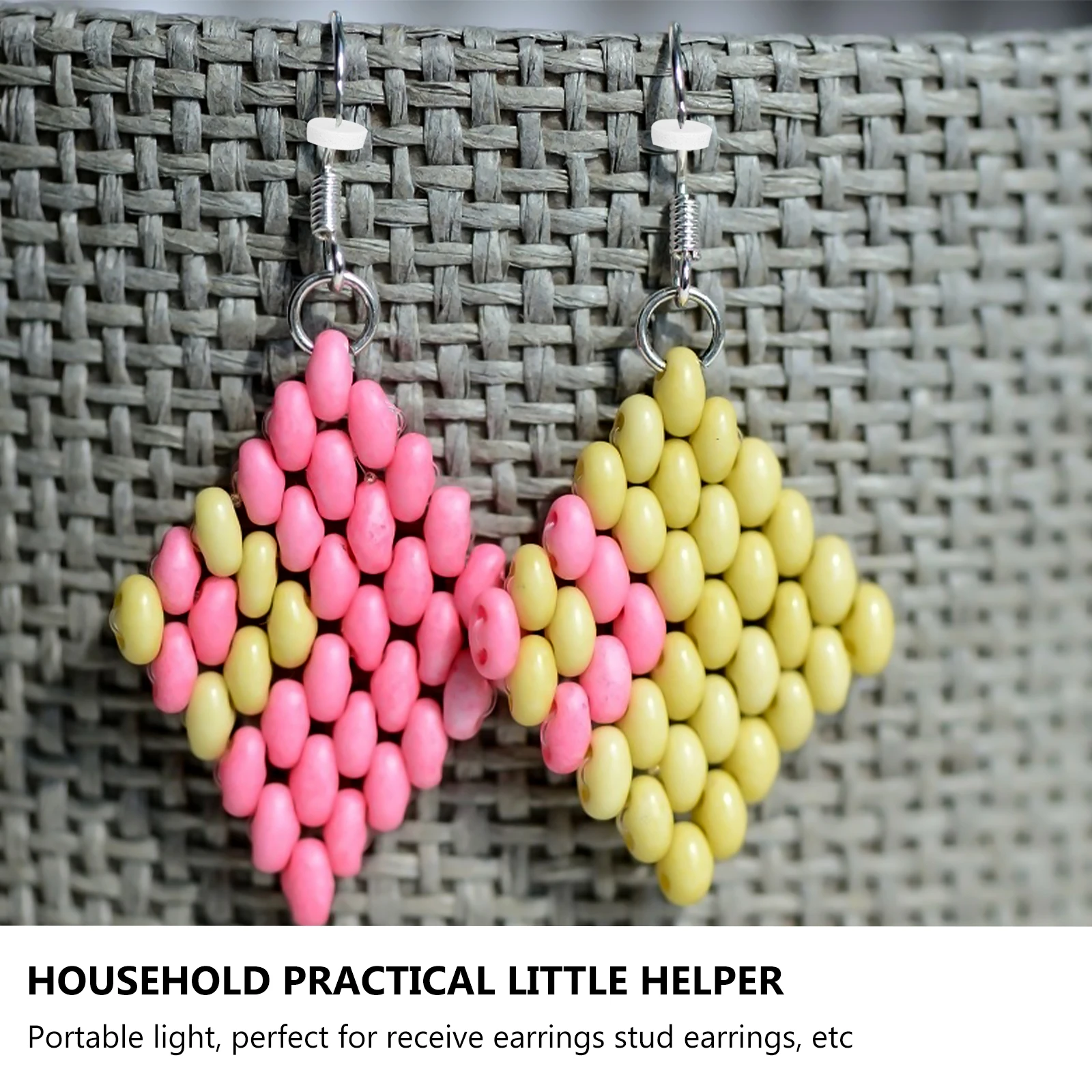 

200pcs Earring Stoppers Plastic Anti Drop Backings Small Size Easy to Use for Personal Professional Jewelry Accessories