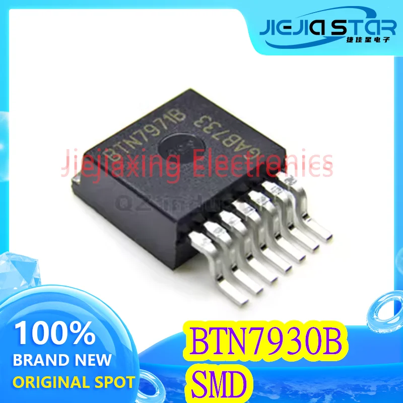 (1/5 Stuks) Btn7971b Btn7971 Tot-263-7 Motor Brug Driver Chip Gloednieuwe Originele Ic Elektronica