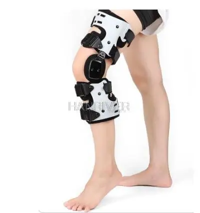 Knee Foot Support Brace Orthosis Joint Stabilizer, Adjustable Post Op Knee Full Leg Immobilizer Protector Splint