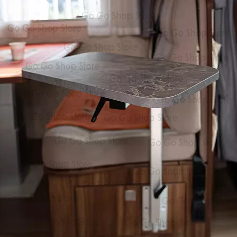 Estrutura de mesa portátil rotativa de liga de alumínio, pernas de mesa universais modificadas, mesa de elevação removível