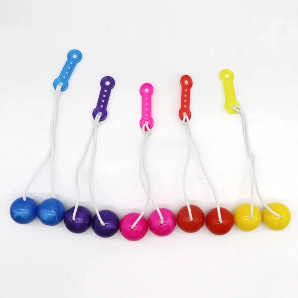 

6Pcs Funny Collision Ball Toy Random Color Novelty Click Clack Ball Without Light Pressure Reducing Balls Children's Park Balls