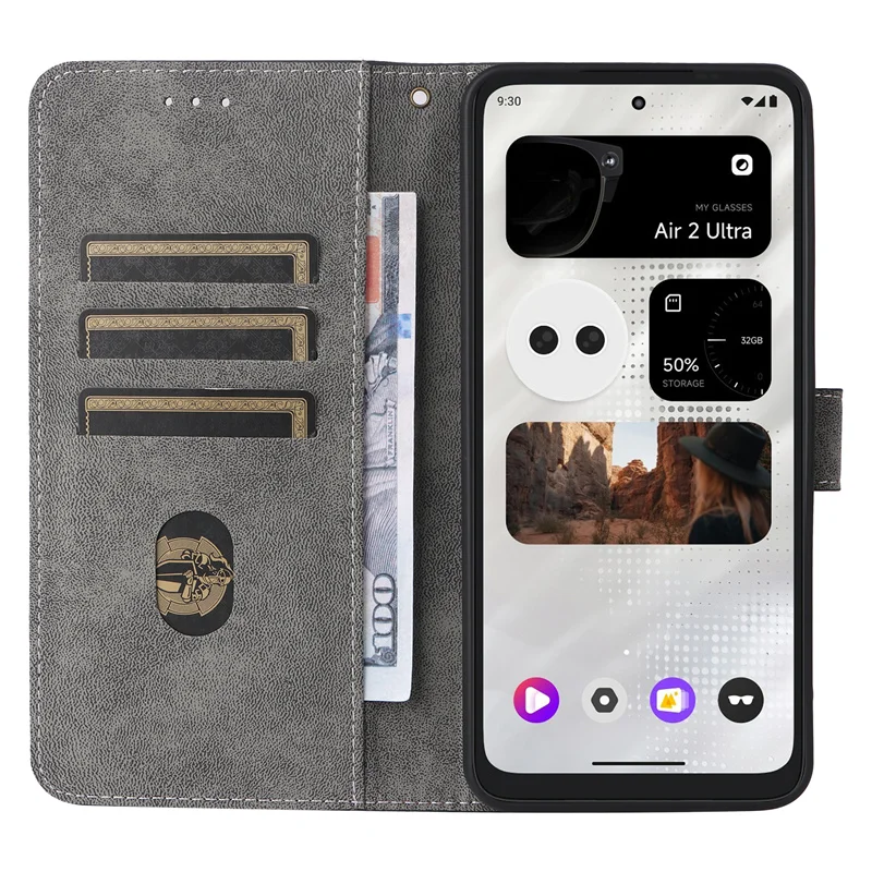 For XReal Beam Pro Case Wallet Anti-theft Brush Magnetic Flip Leather Case For XReal Beam Pro Phone Case image 3