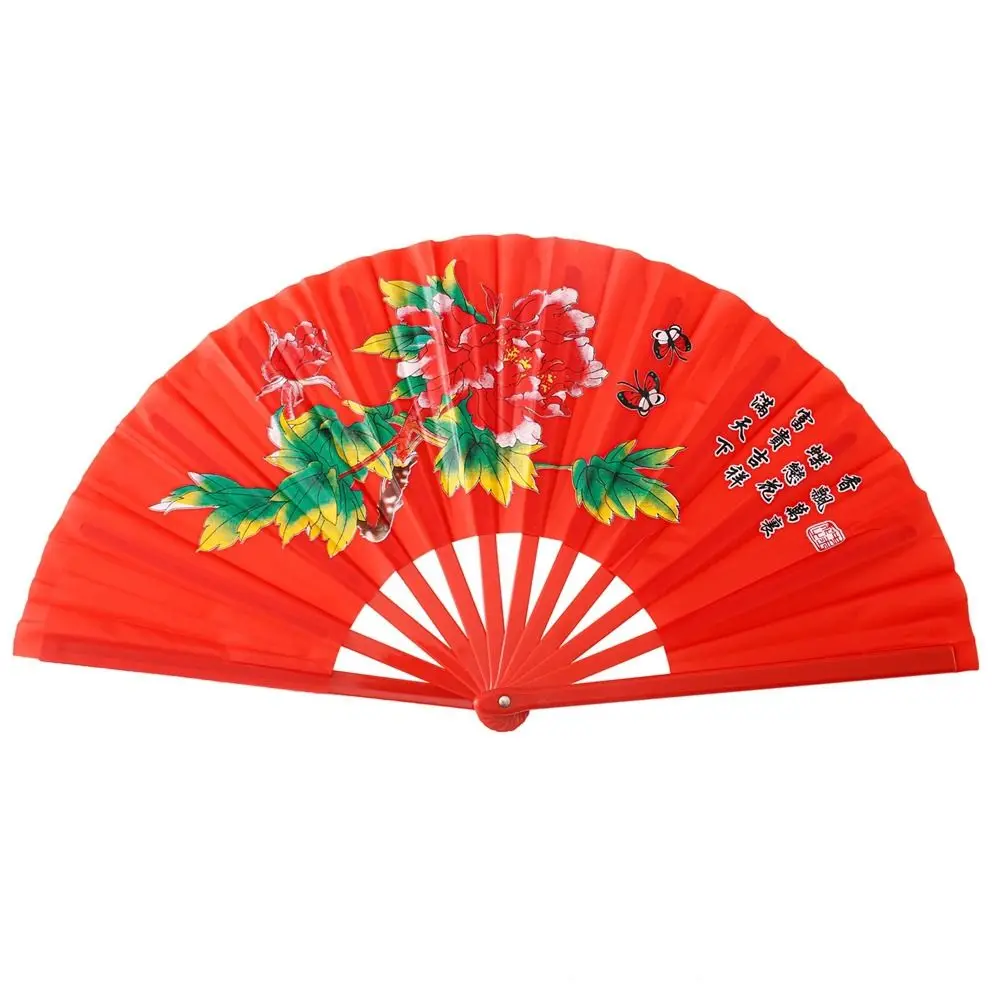 

Веер для тай-чи, йоги и кунг-фу, 34 см, 10 стилей, с пластиковыми спицами, для танцевальных выступлений, подарочный, в китайском стиле, складной, для сцены