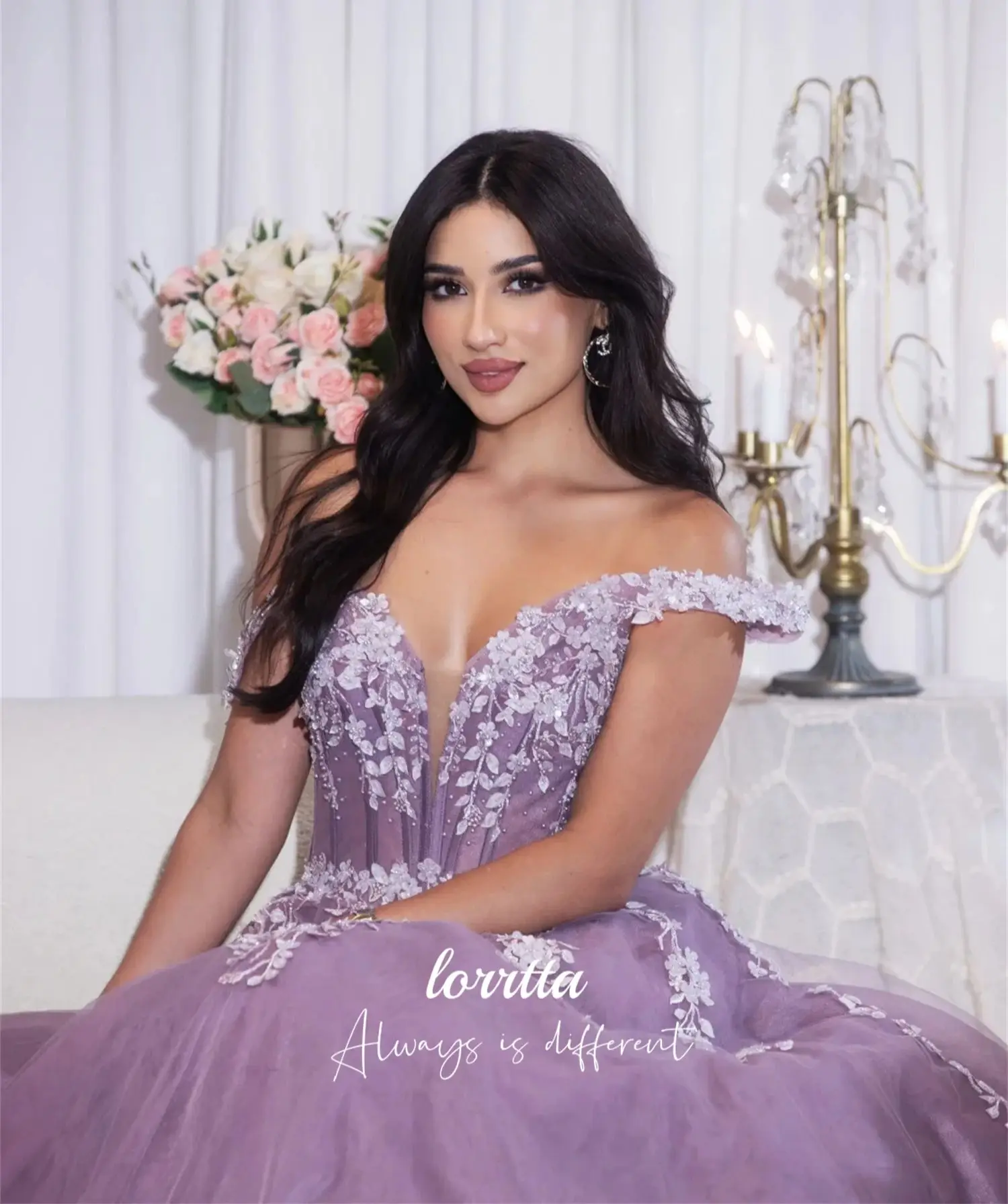 Lorrtta 맞춤형 여성 이브닝 드레스 파티 드레스 결혼식 손님 드레스 여성 특별한 날을 위한 해피 샤론 드레스