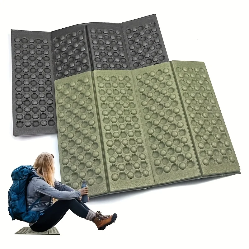 Egg Trough Pad, Honeycomb Massage Pad, Foldable XPE Pad, Outdoor Hiking, Camping, Training Park Folding Pillow