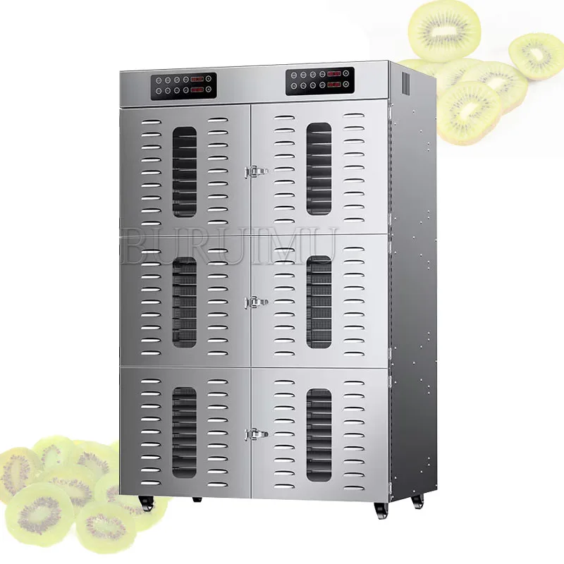 Commercial Electric Food Dehydrator Machine 90 Shelf Large Capacity Stainless Steel Trays Digital Timer