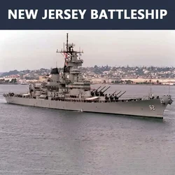 1/350 Warship Model Kit U.S. Navy BB-62 New Jersey Battleship Model Handmade Ship Model Assembly Kit Aircraft Carrier ModelKit