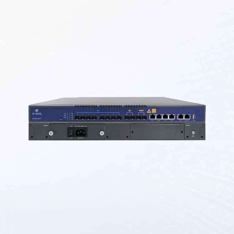 

V1600G1 Layer3 GPON OLT 8*GPON,4*GE(RJ45)+2*GE(SFP)+2*10GE(SFP+) 8 Port