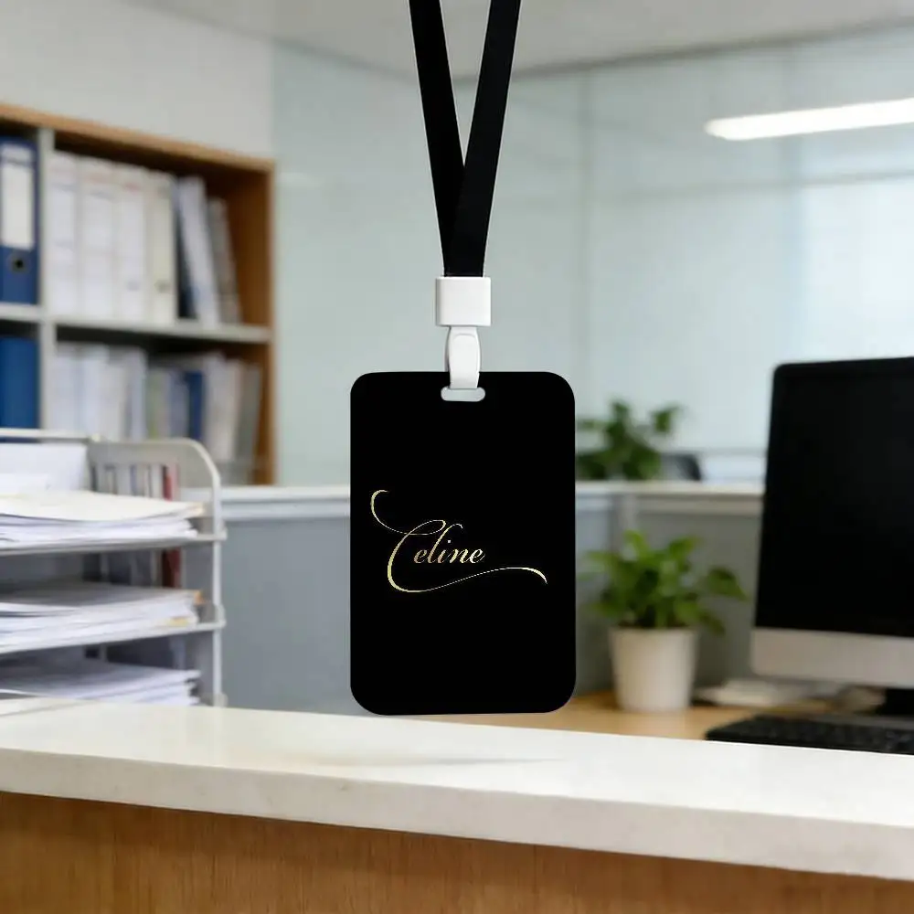 Singer C-Celine D-Dion Lanyard Halsband Kartenhüllen, Idol-Kartenetui, Ausweishalter, Ausweishülle mit Aufhängeband – Detail 7