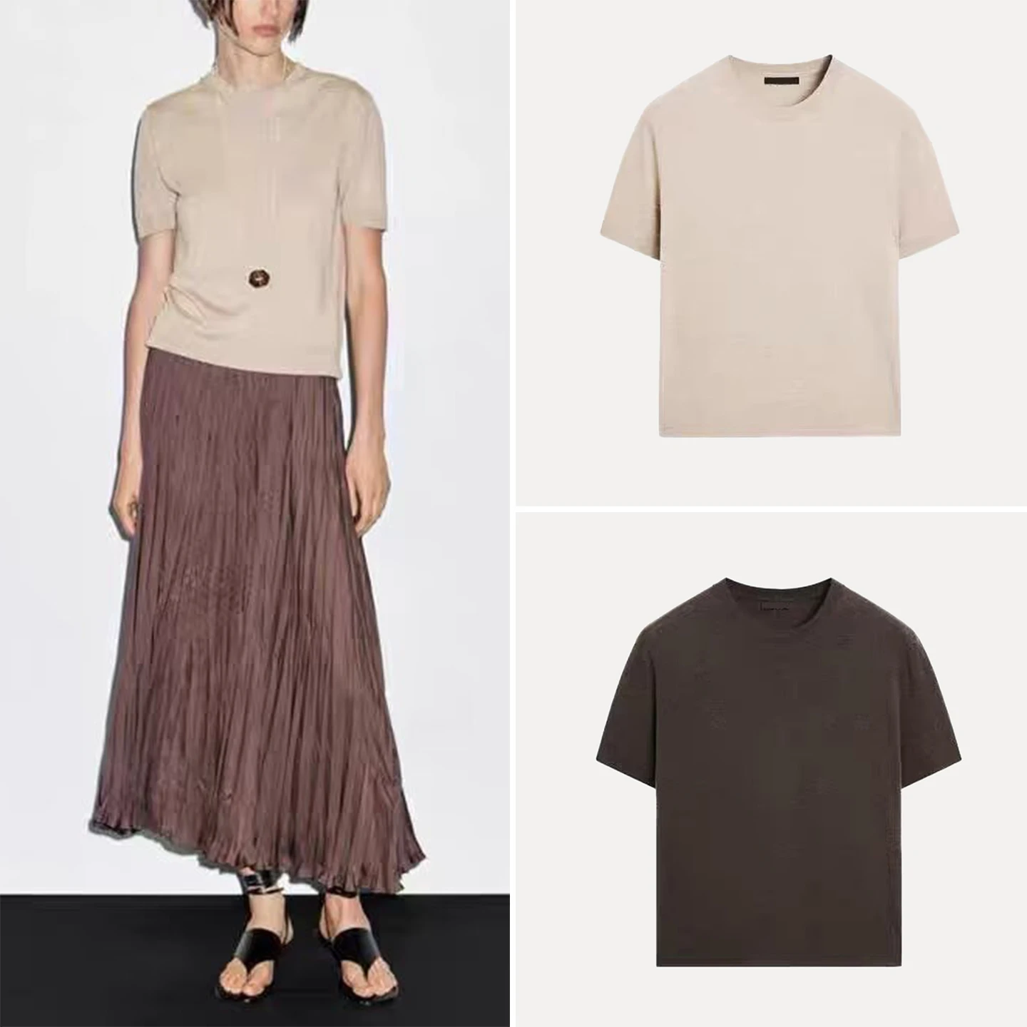 

Универсальный круглый вязаный свитер Ne ort Sve для женщин, осень 2024, Новое поступление, свободная посадка из полиэфирного волокна, повседневная одежда