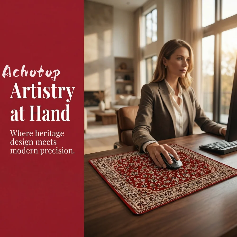 

Persian Rug Gaming Mouse Pad XXL 50X100 Rubber Locking Edge Desk Mat Gamer Accessories