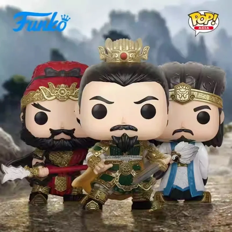 Funko Pop Asia Limited The Three Kingdoms Guan Yu Zhang Fei Zhao Yun Sun Quan Cao Huang Zhong Lu Bu Zhuge Liang Q Version Resin