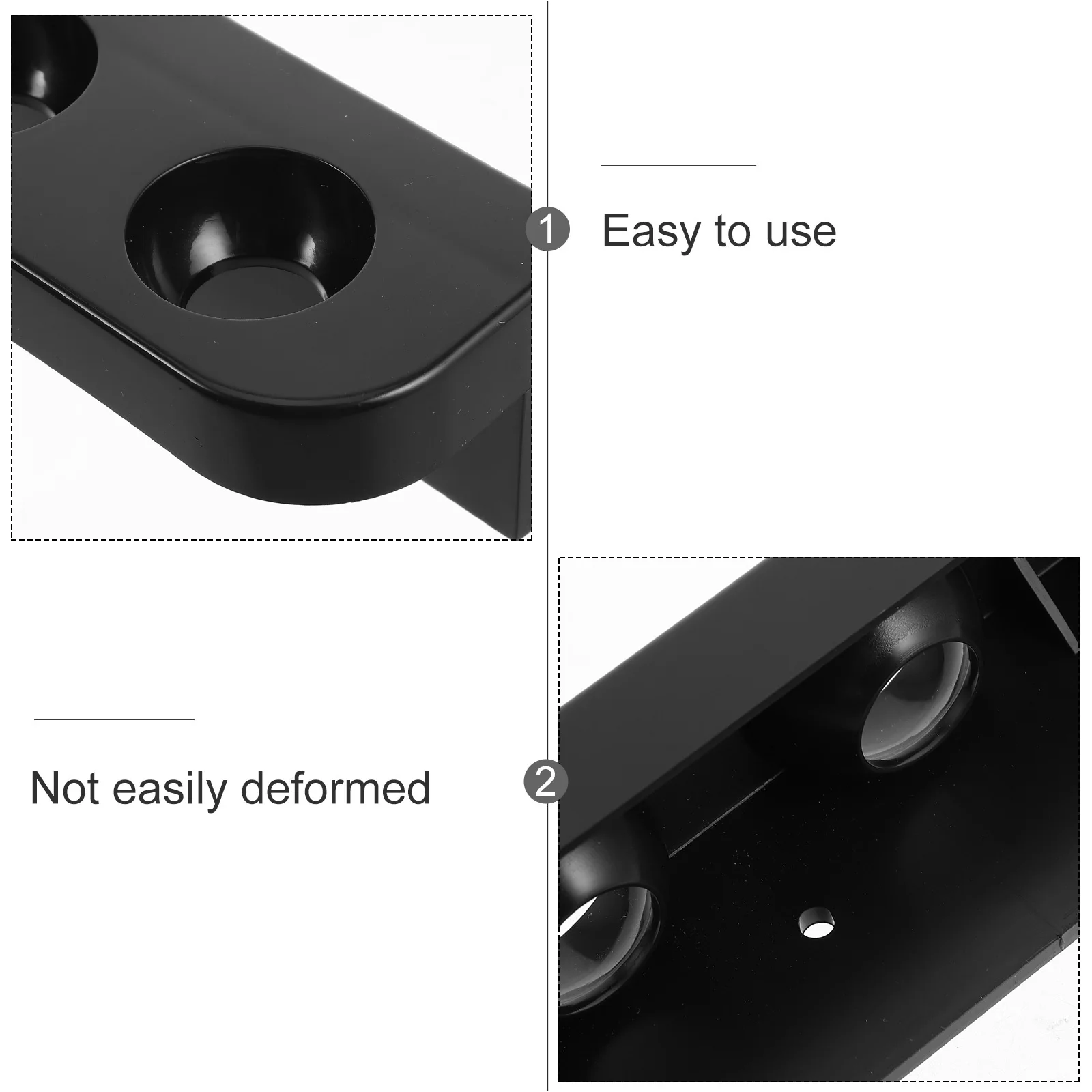 1 زوج البلاستيك البلياردو جديلة الرف الحديثة تجمع عصا حامل توفير المساحة 6 حفرة تصميم للمنزل معدات البلياردو التجارية #6