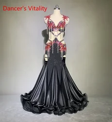 Women Belly Dance Performance Suit  Bra Long Skirt Compeitition Set Customized Adult Child Oriental Dance Professional Clothting