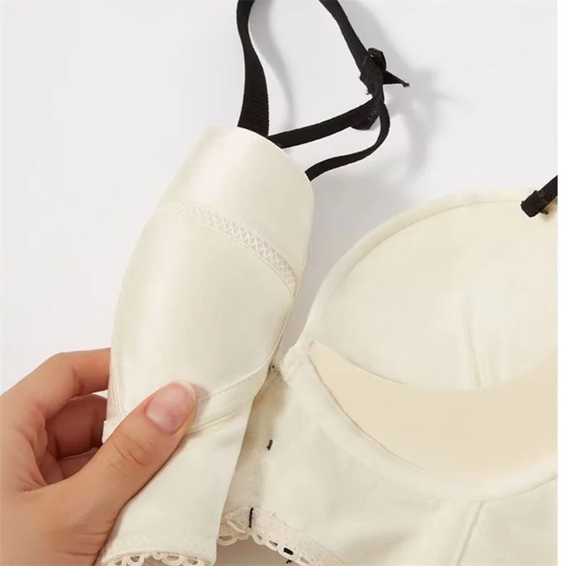 Seamless Bra for Women Underwear Black Bow Sexy Push Up Bras Wireless Lingerie Lenceria Para Damas Brasieres Bralette Mujer