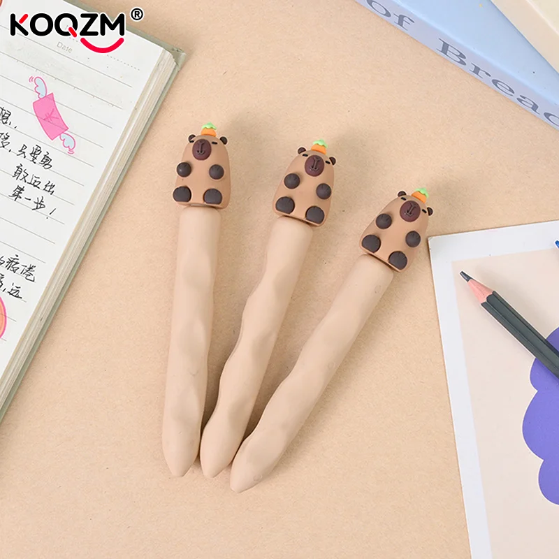 Cartoon Animal Pencil Eraser Creative Cute Capybara Rubber Erasers Gift Kids Kawaii School Office Stationery