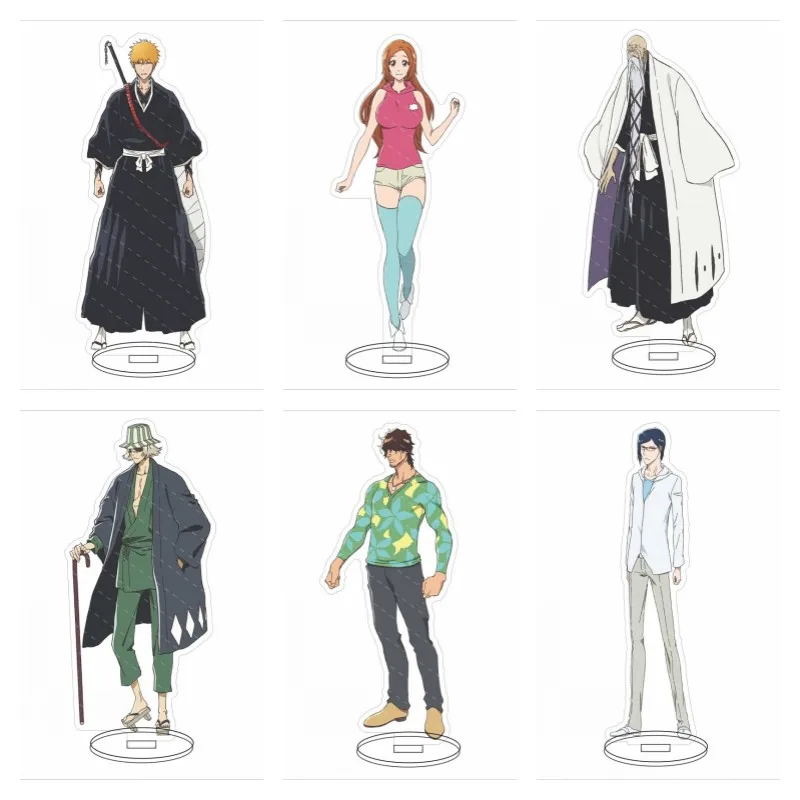 Hot Anime Bleach Thousand-Year Blood War Arc Kurosaki Ichigo Ishida Uryuu Acrylic Figure Standing Model Tetsuya Fans Xmas Gifts