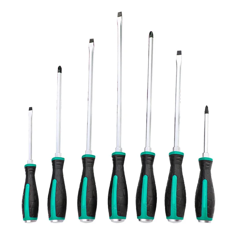 Hardware tool screwdriver, 4-8 inch tapping screwdriver, cross screwdriver, slotted screwdriver, through screwdriver