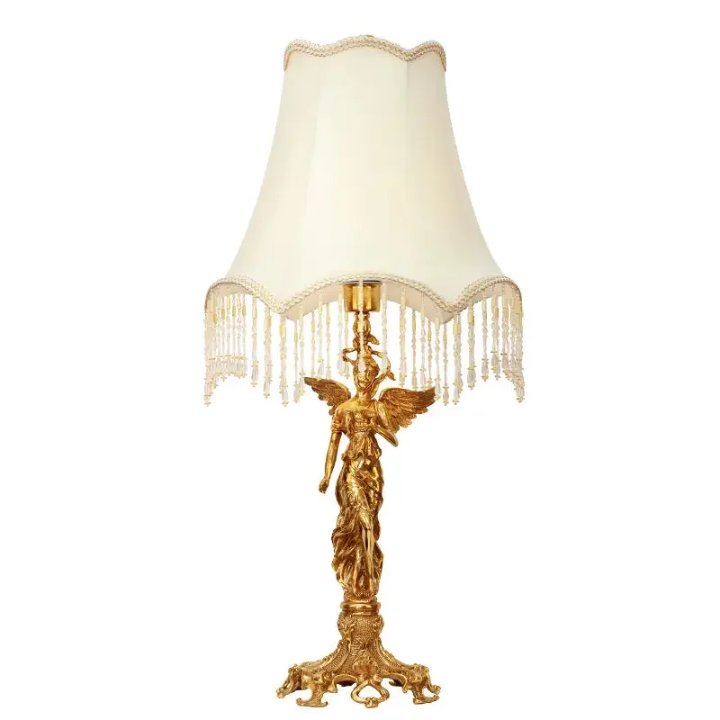 Promotional desk lamp for living room brass Italian style table lamps bedside lamp