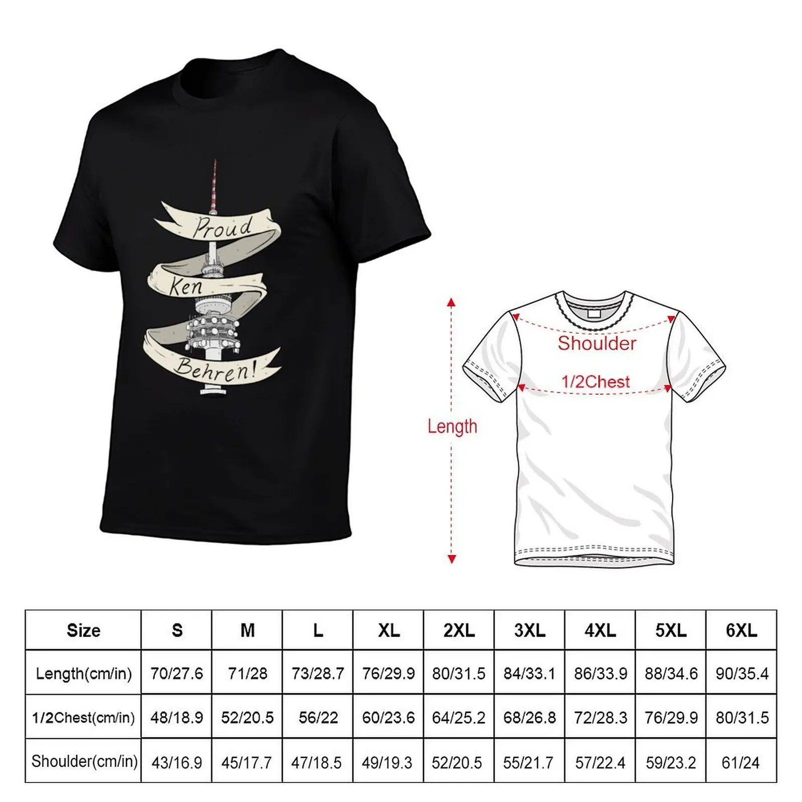 Ken Behren Canberra Logo| Perfect Gift T-Shirt Christmas Casual Short Sleeve Top