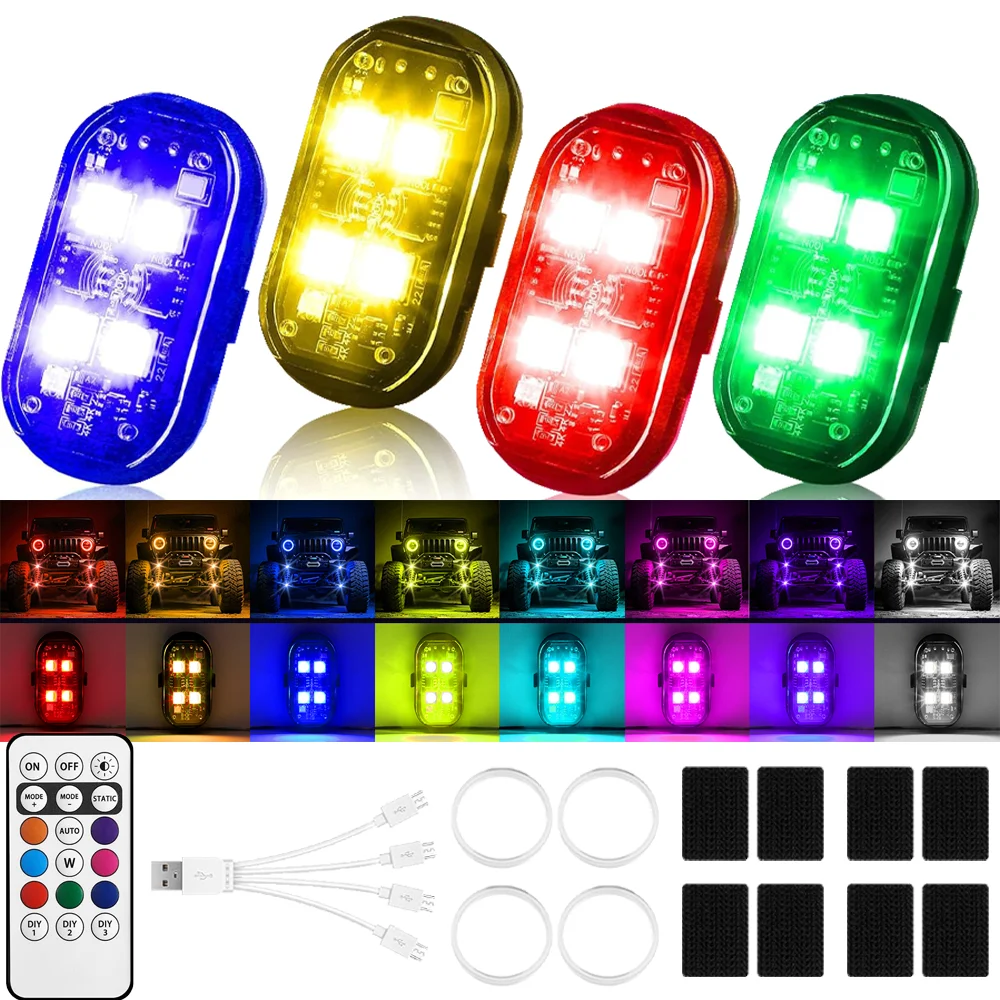 Rgb Led Car Strobe …