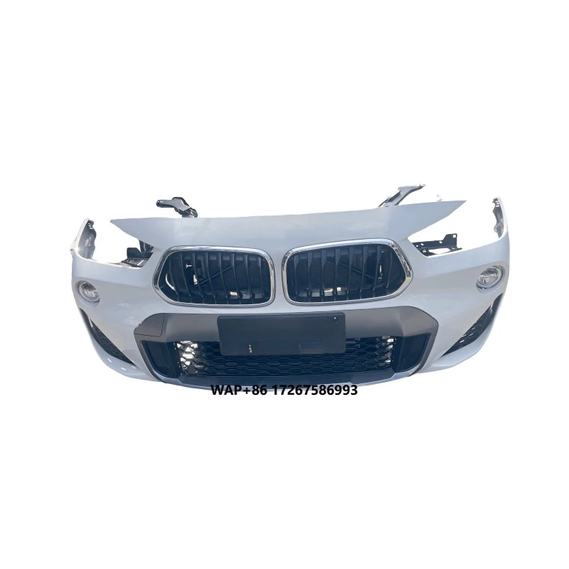 

High Quality Used For X2 Series F39 Front Bumper Assembly Body Kit with Headlight Grille Radiator Made of Durable Plastic
