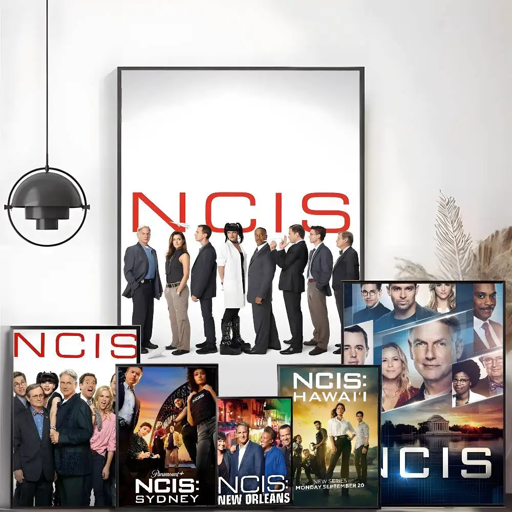 Filmheiße N-NCIS-TV-Serie Poster Selbstklebende Aufkleber eignen sich für jede Wandoberfläche wasserdicht und feuchtigkeitsbeständig
