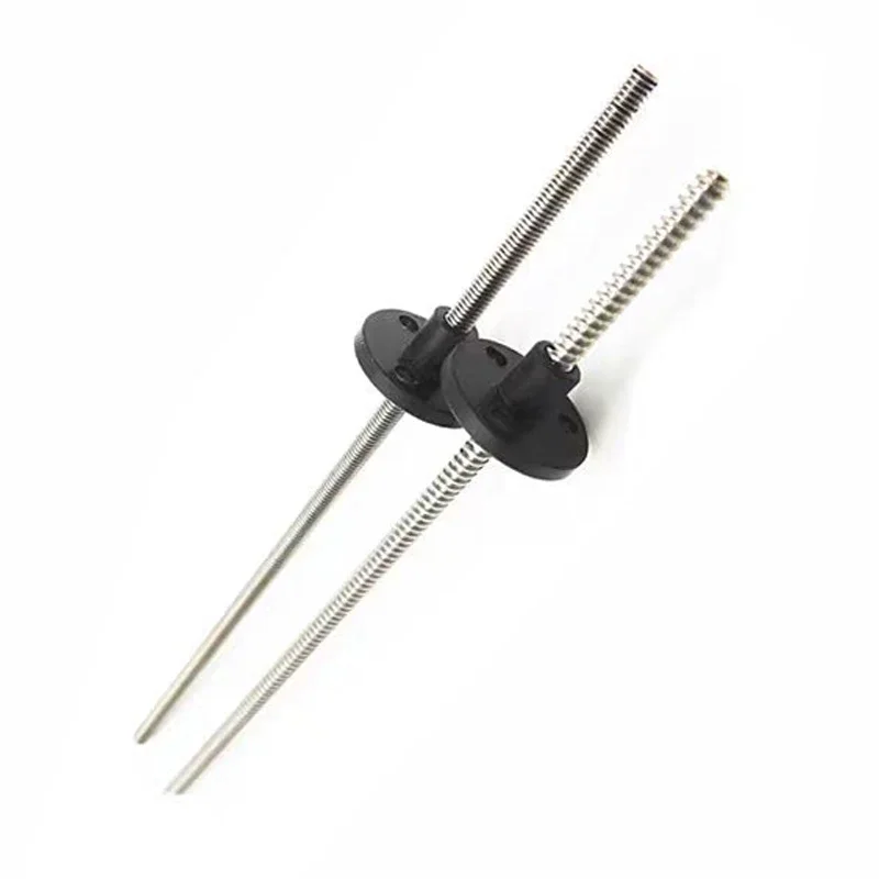 T3.5 Lead Screw 304 stainless steel with Nylon Nut CNC 3D Printer Trapezoidal Rod Lead 0.609/2.4mm Length 200mm300mm500mm550mm