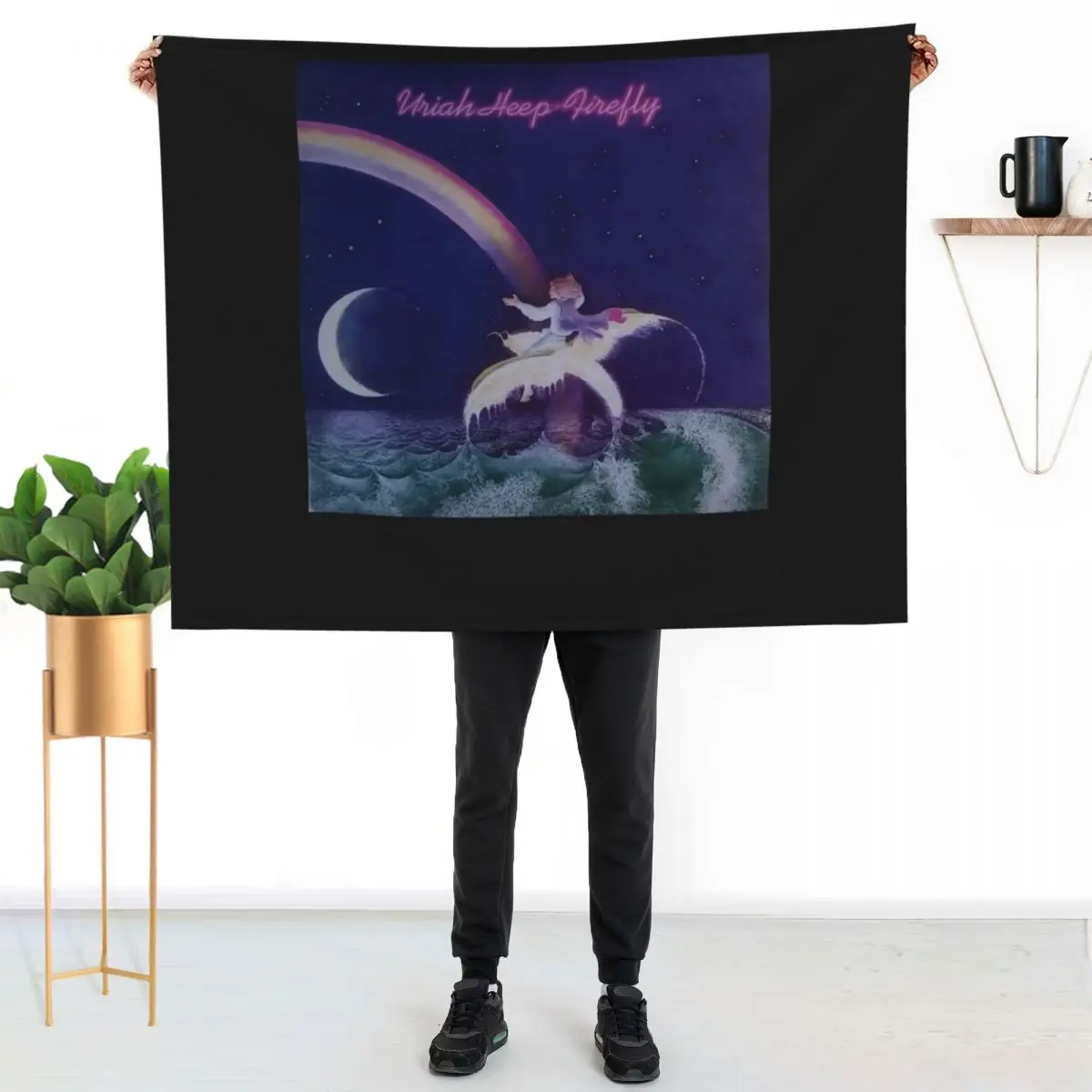 

Uriah Heep - Firefly Classic T-Shirt Throw Blanket Fade Resistant Durable Throw Blanket