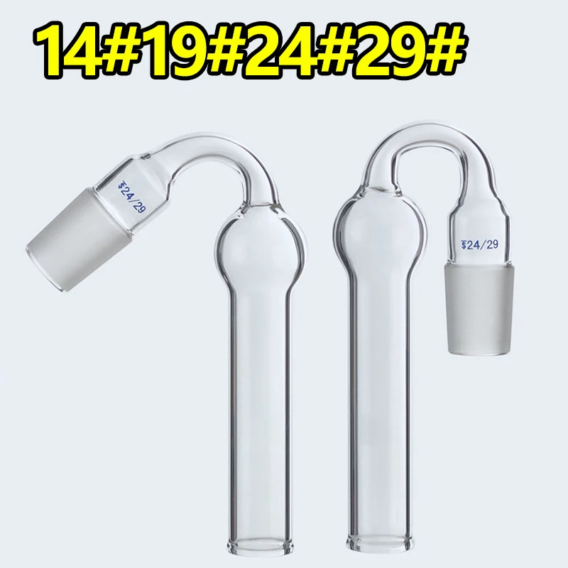 

2 pieces straight/oblique/U-shaped drying tube 14#19#24#29# high borosilicate glass instrument connector