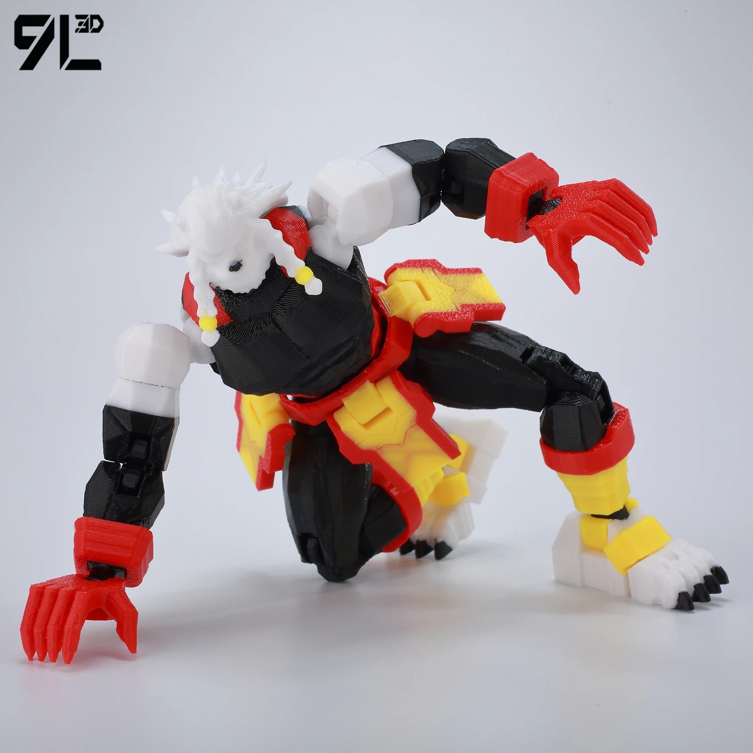 ​9L3D T13 Hero Invincible Boy Battle Roar Pose Berserk Figure LUCKY13 3D Printed Dummy13 Full Movable Collectible Toy Titan13​
