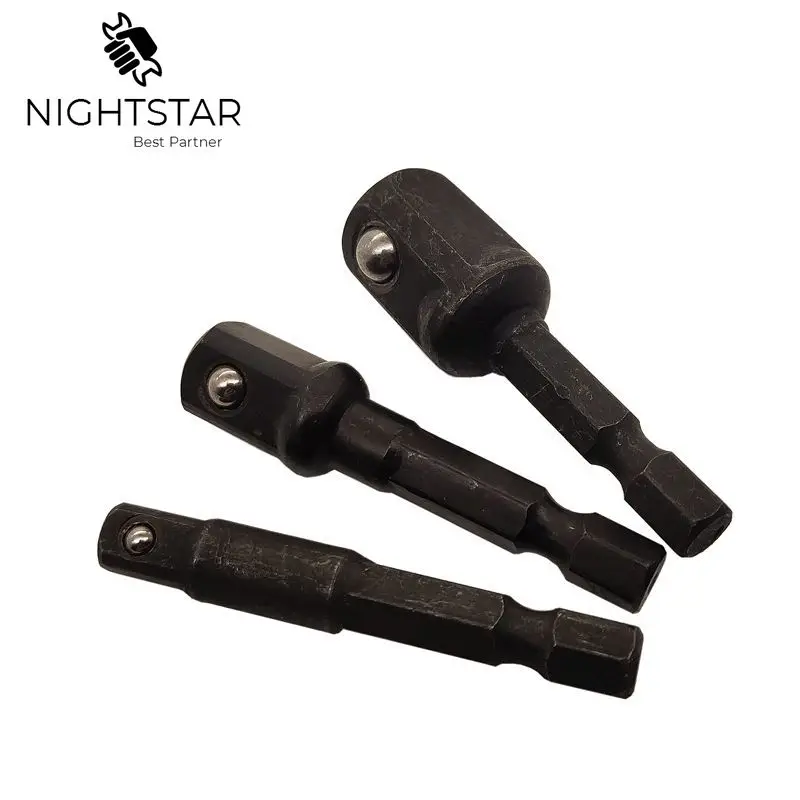 Krechtige-Juego de adaptadores de taladro de 4 piezas, 3 piezas, 1/4 ", 3/8", 1/2 ", enchufe cuadrado, destornillador de ángulo recto de 105 grados, herramientas manuales
