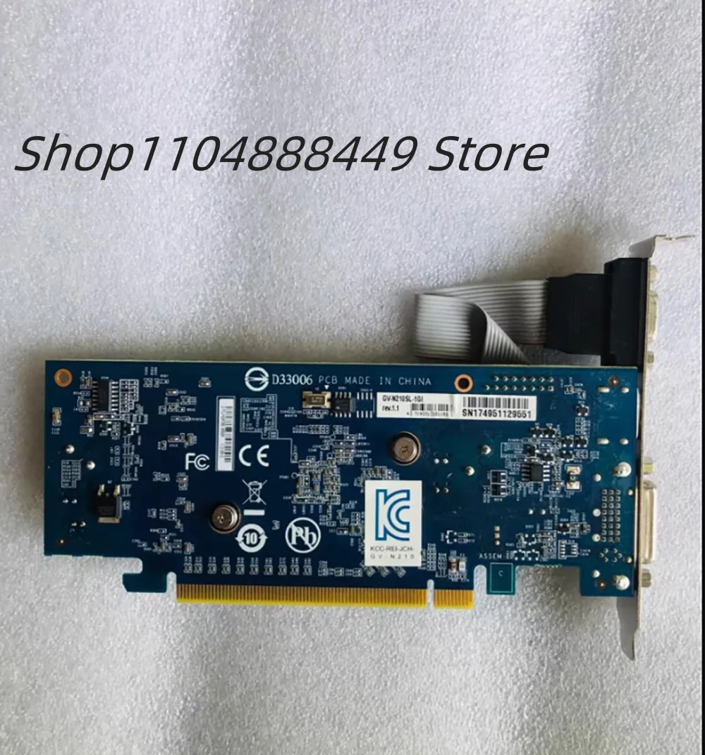 GV-N210SL-1GI Scheda display GDDR3 CUDA PhyX da 1 GB