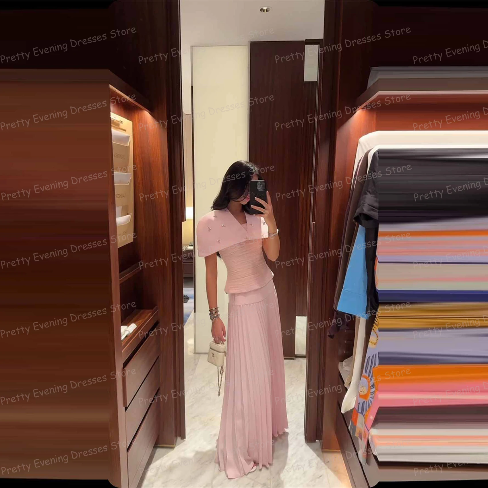 Eleganckie różowe suknie wieczorowe z dekoltem w szpic 2025, damskie, seksowne suknie wieczorowe o kroju syreny, modna impreza Vestidos De Noche, dostosowane فساتين سهرة