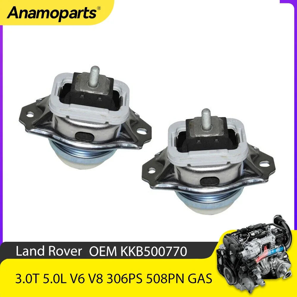 

Engine Part Front Left Right Trans Motor Mount set Fit 3.0 5.0 L T GAS 306PS 508PN V6 V8 For 10-16 Land Rover DISCOVERY IV L319