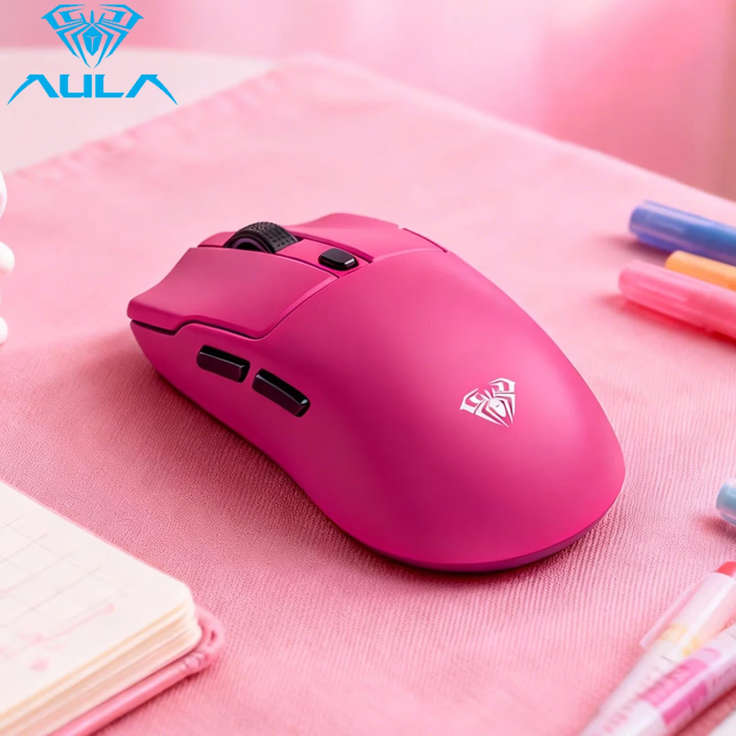 AULA Tri-Mode Wireless Gaming Mouse Bluetooth 2.4G Wired Lightweight 10000DPI 1K Polling Rate Ergonomic Mice For PC Laptop
