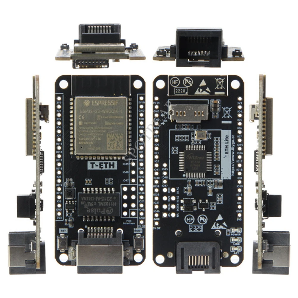 Масштабируемый модуль Ethernet W5500 Плата разработки ESP32-S3 T-ETH-Lite