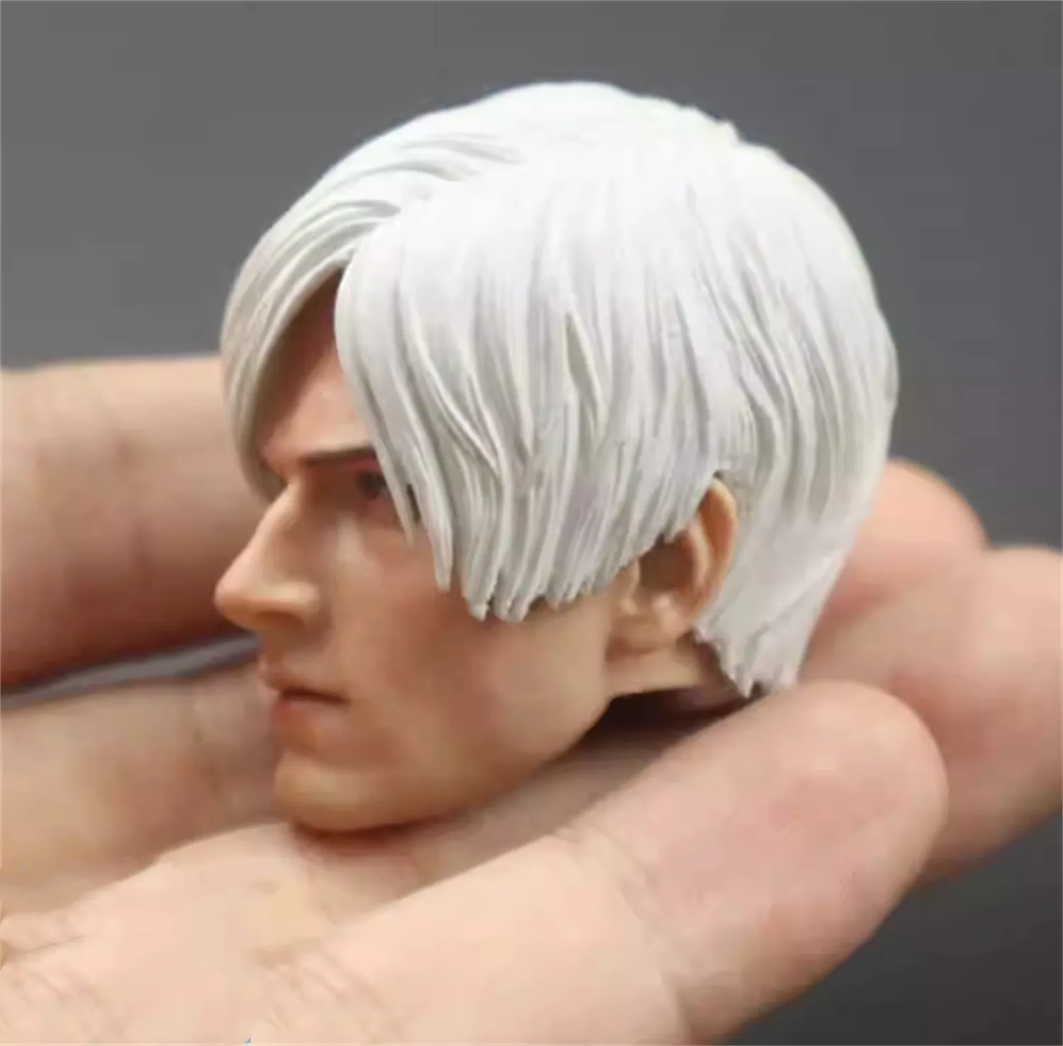 1/6 Leon Hoofd Carving Mannelijke Head Sculpt PVC Geschilderd/Ongeverfd hoofd Fit 12 ''Action Figure Body aanpassen