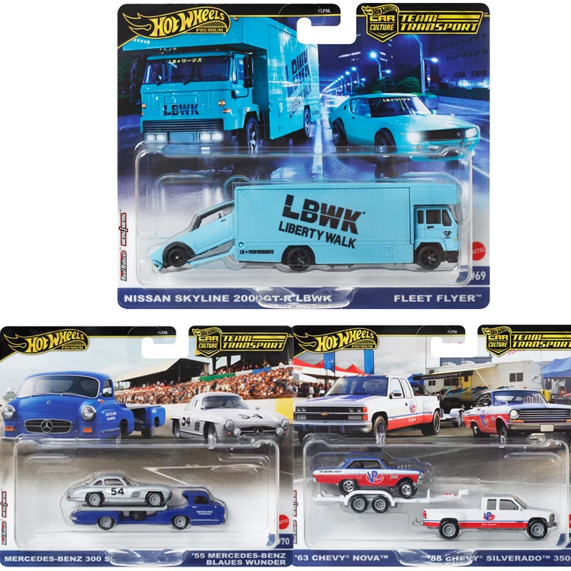 

Литая под давлением модель автомобиля Hot Wheels премиум-класса, командный транспорт, масштаб 1:64, характеристики Toyota Nissan Audi BMW