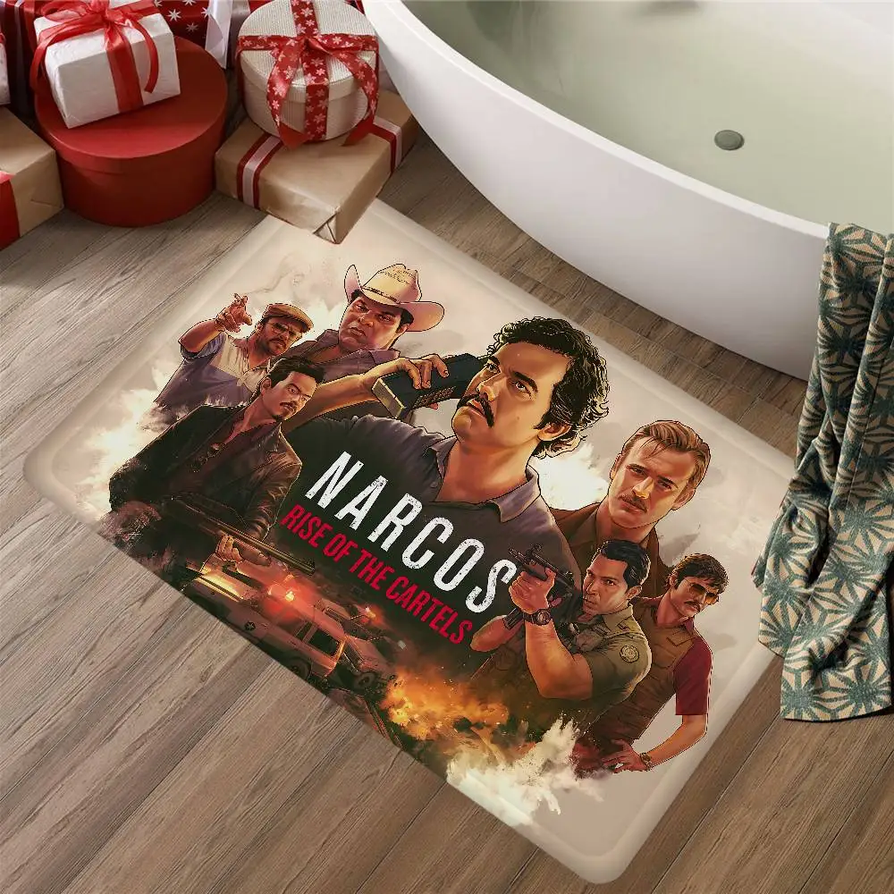 Narcos TV Series Pablo Escobar Room Mats Retro Multiple Choice Living Room Kitchen Rug Non-Slip Welcome Rug