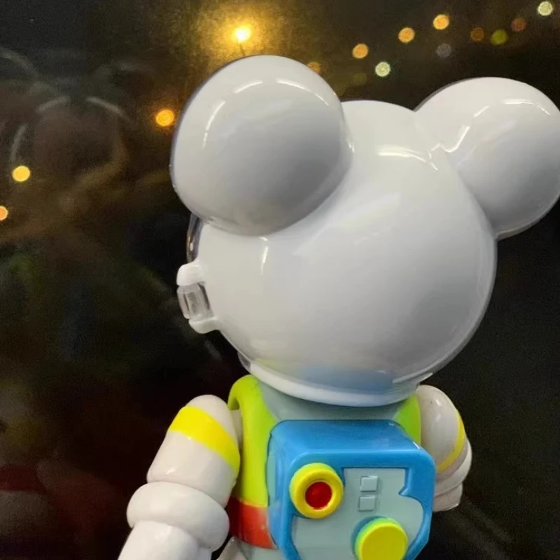 13cm Disney Mickey Space Doll Ornaments Toys Astronaut Cartoon Helmet Detachable Desktop ornaments Kids Birthday Christmas Gifts