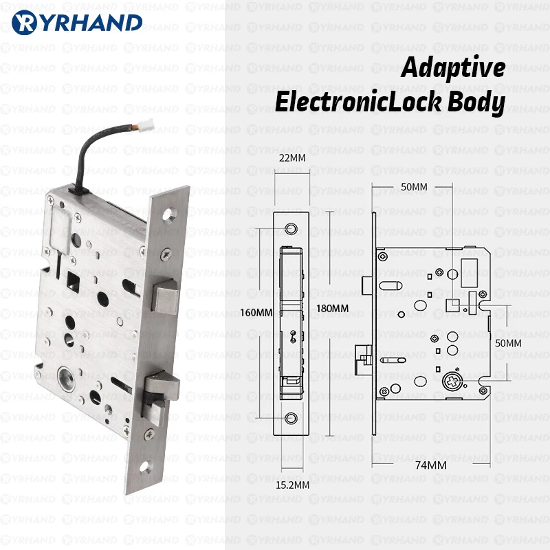 Tuya Smart Home cerradura inteligente With WiFi control remoto Fingerprint Smart Door Lock Digital Password APP Unlock