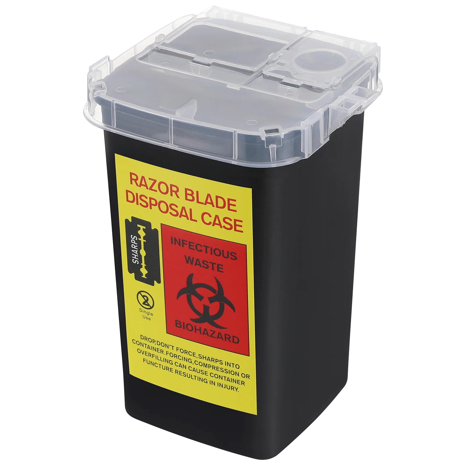 

Blade Storage Bucket Blades Dispenser Recycling Bin Portable Dispensers Case Disposal Container Plastic Man Knife