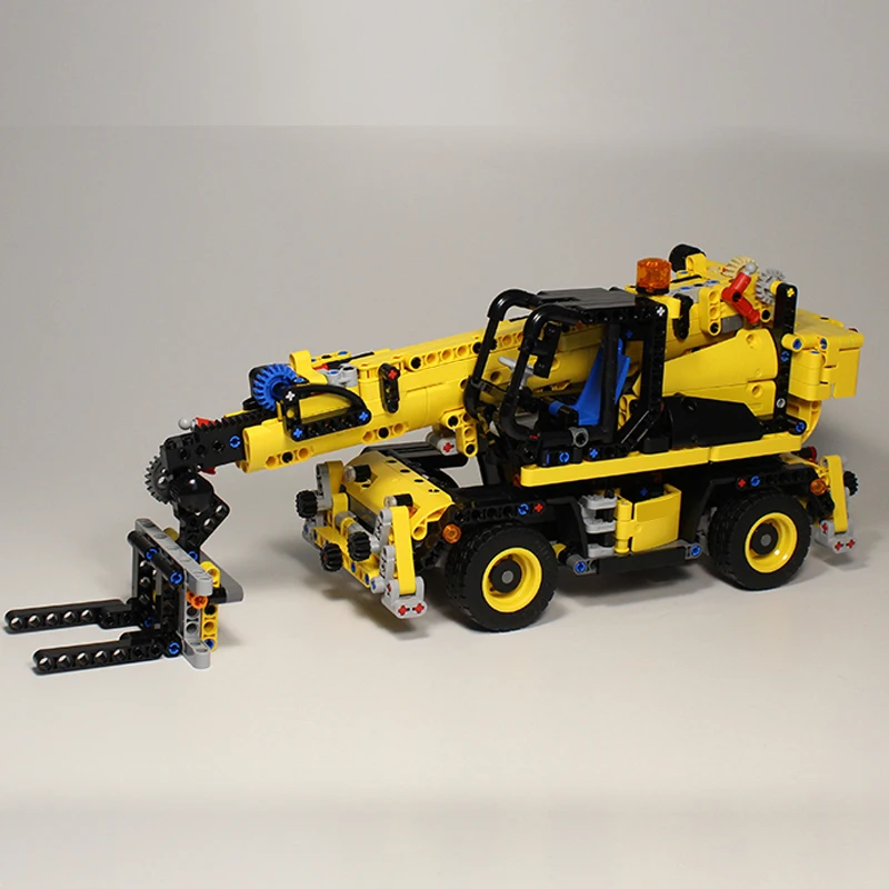 942 قطعة MOC-43871 سلسلة الهندسة الحضرية روتو تليندلر اللبنات الطوب JCB مجموعة لتقوم بها بنفسك شاحنة نقل الاطفال اللعب الهدايا