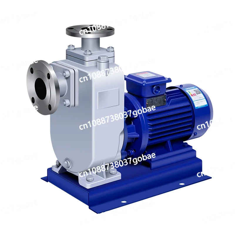 Efficient Copper Core Motor Industrial Waste Water Corrosion Resistant 304 Stainless Steel Self-Priming Pump